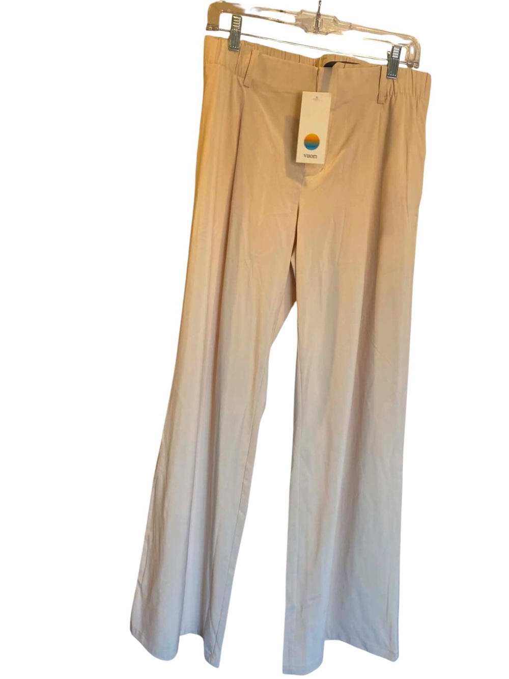 NWT Vuori Villa Wideleg Trouser BLEACHED SAND Size Medium
